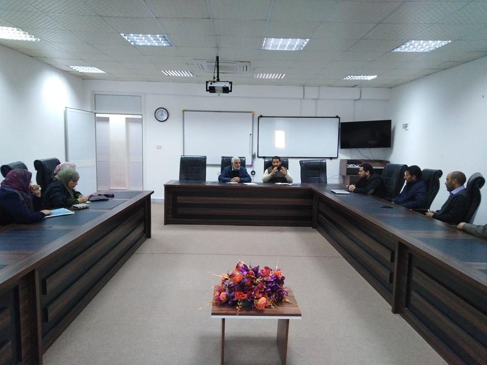 عقد اجتماع بمكتب التعاون الدولي لمتابعة الدورة التدريبية الالكترونية الخاصة بمشروع INSTART